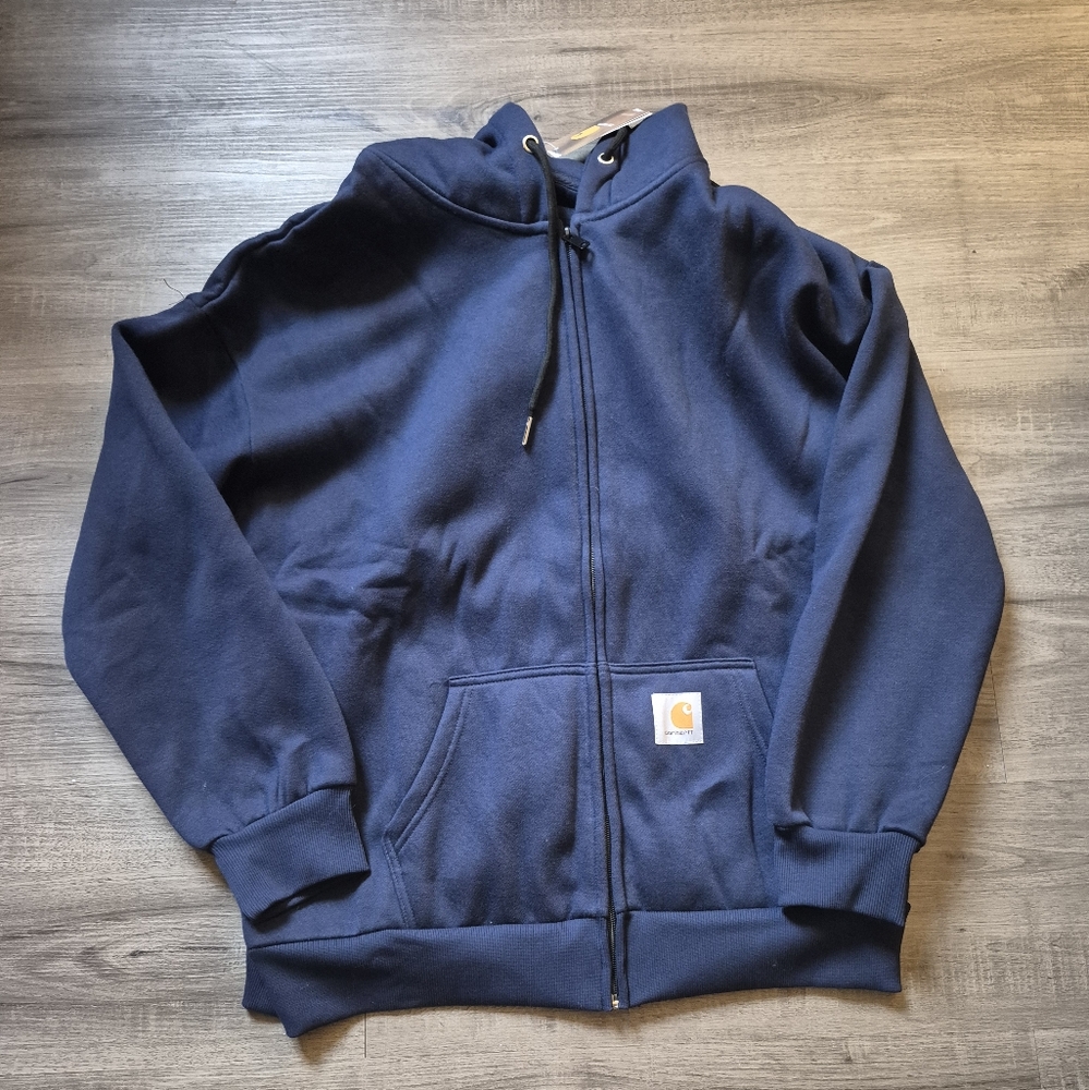 Carhartt Dark Blue Full-Zip Hoodie